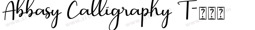 Abbasy Calligraphy T字体转换 Abbasy Calligraphy T字体转换